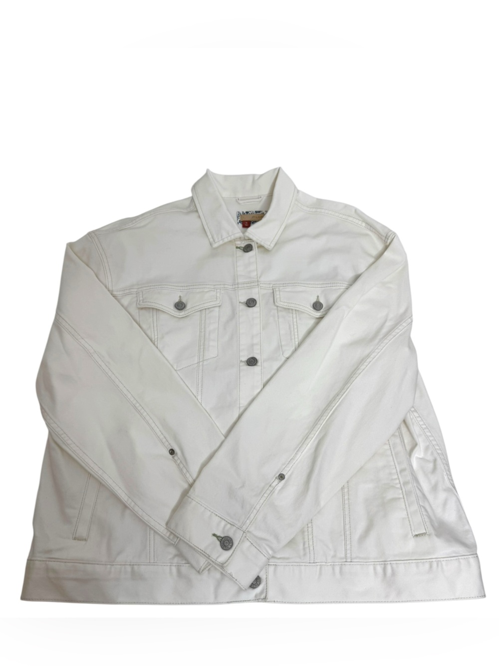 Pilcro White Denim Jean Jacket - Picture 3 of 13